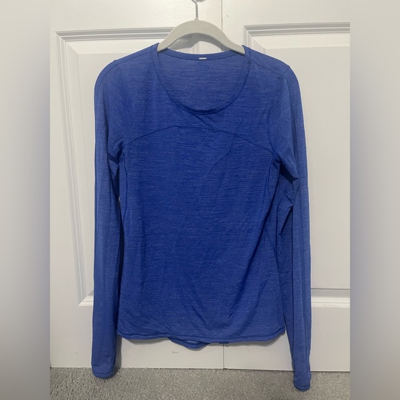 Blue LuluLemon Long Sleeve - Picture 2 of 3